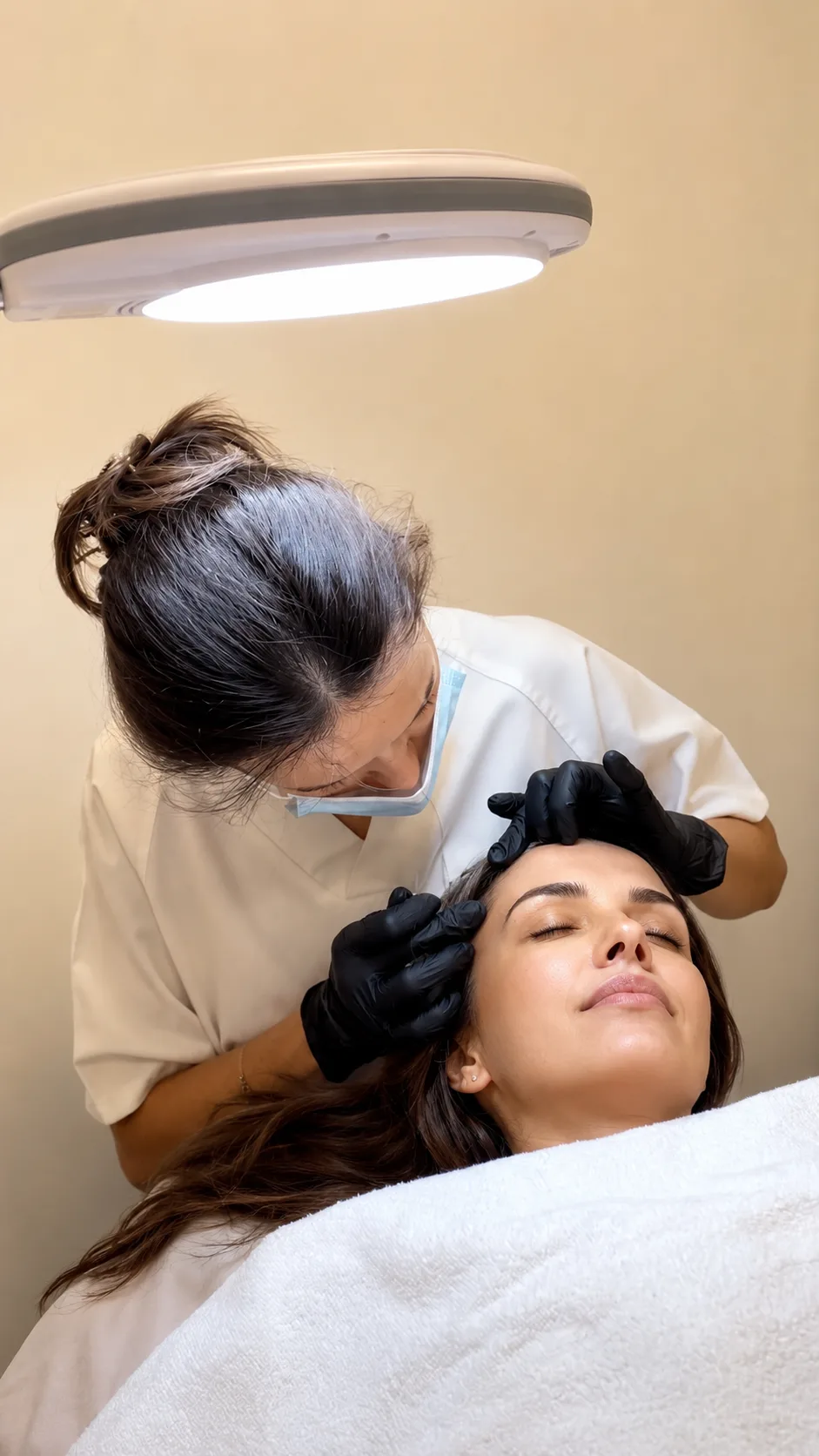 Dra. Marta Shahun proporcionando cuidado facial de la piel